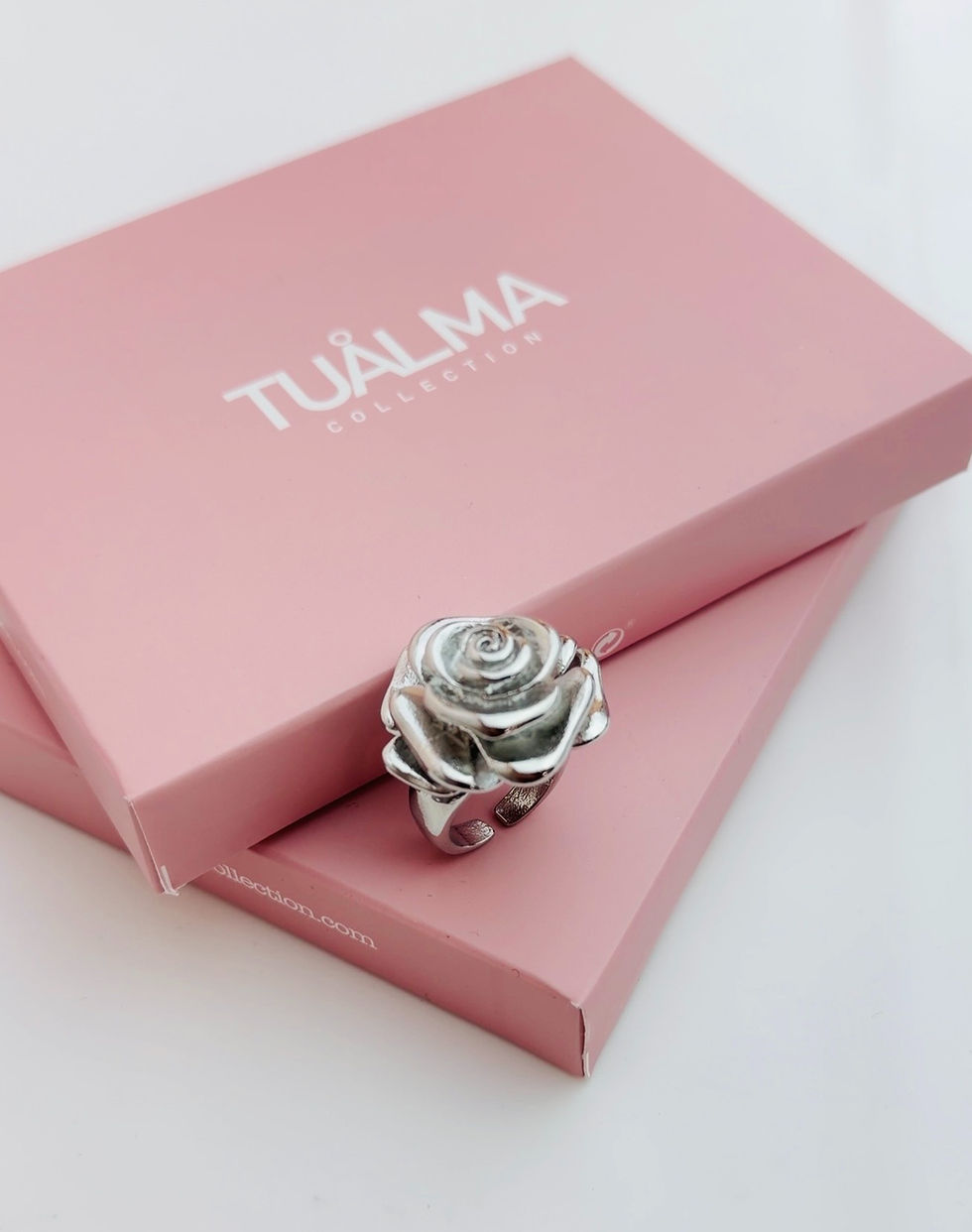 Miniatura: ROSA ANILLO PLATA