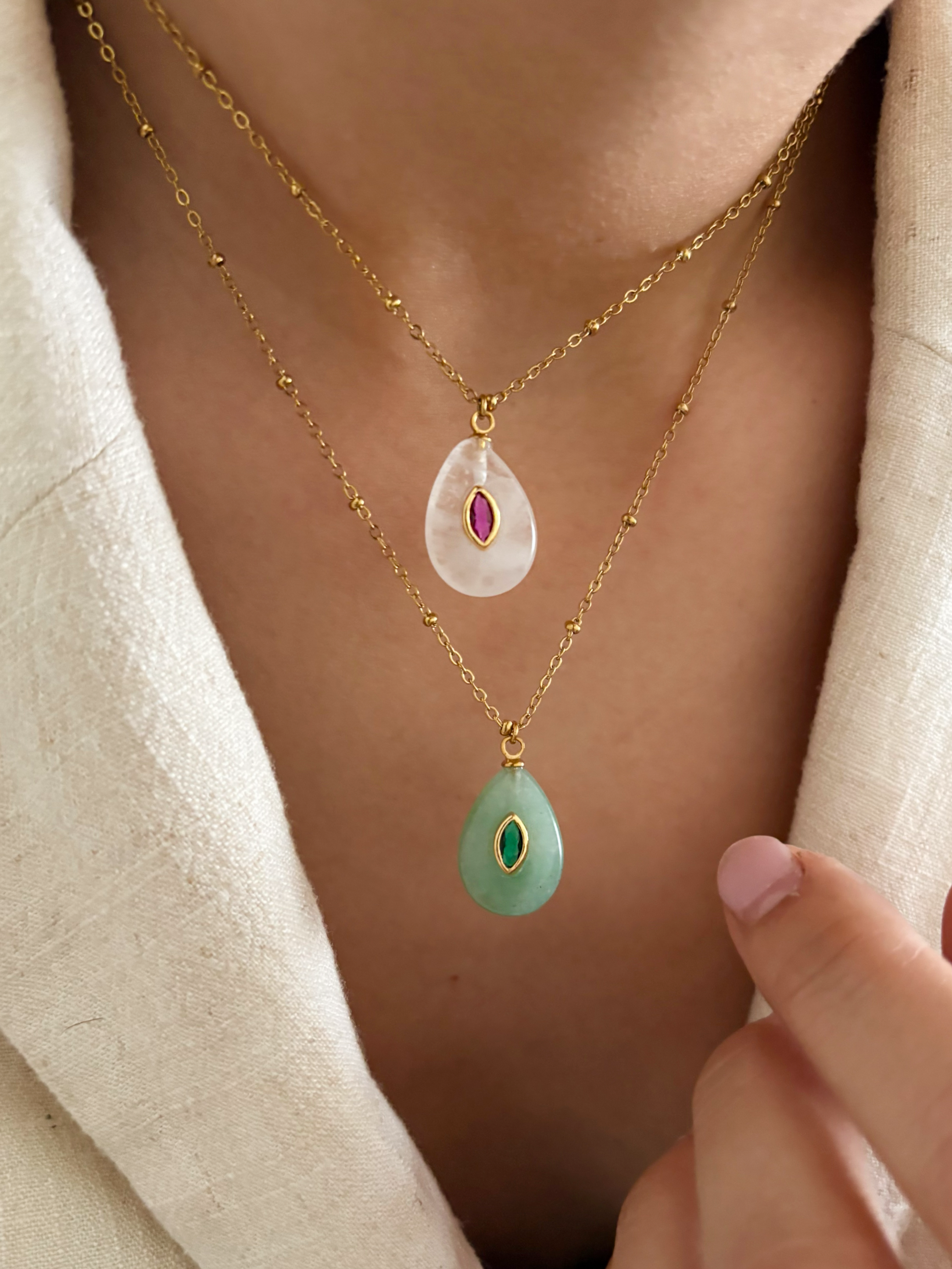 LETICIA Collar piedra