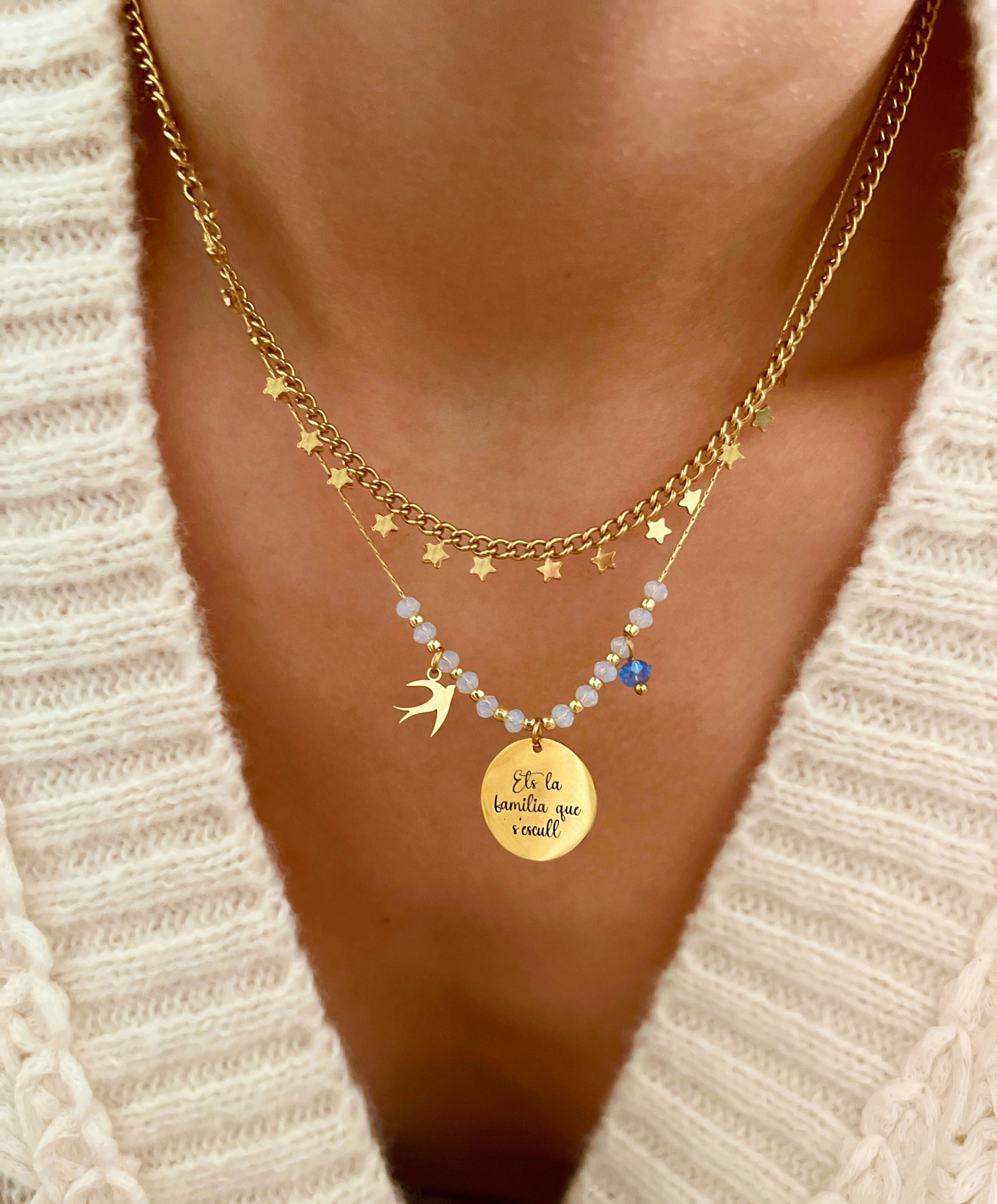 GOLONDRINA Collar Personalizado