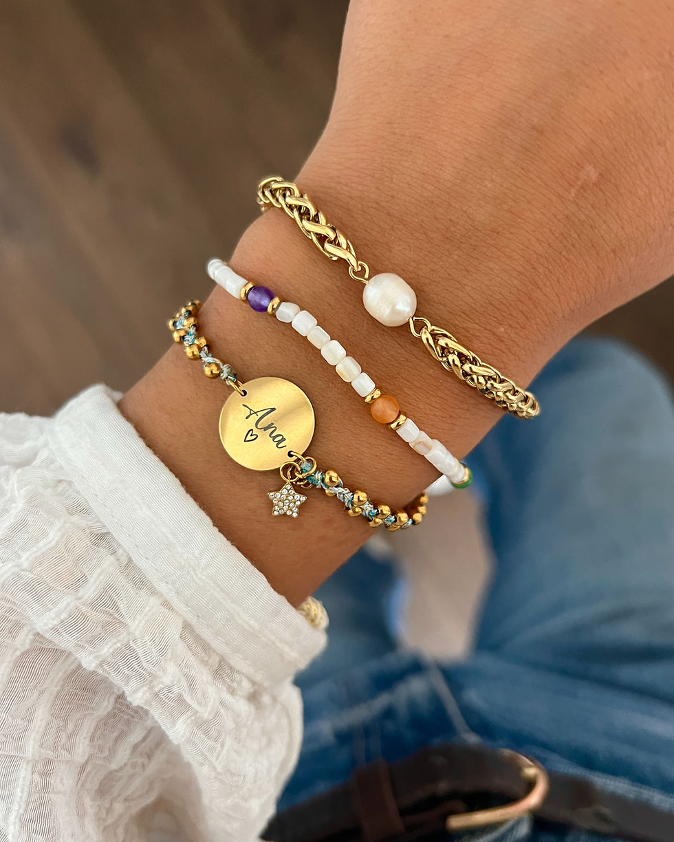 Miniatura: CARLOTA  · Pulsera  Bolitas