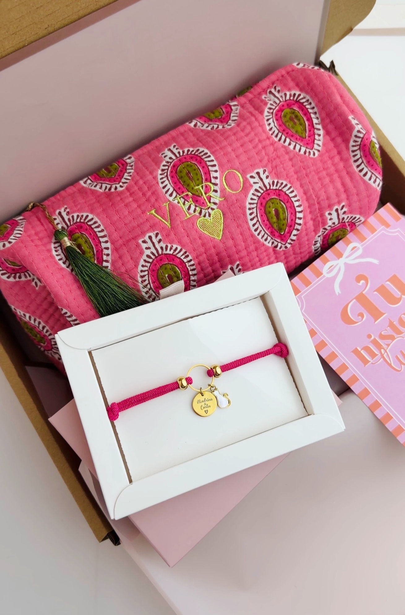 CAJA TUALMA CAIRO Neceser y Pulsera