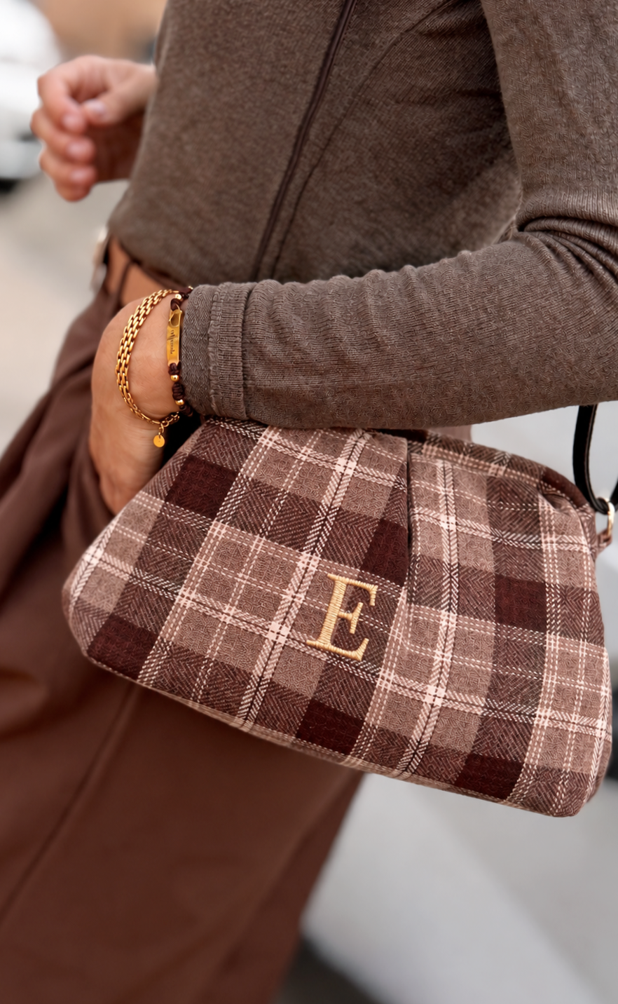 BOMBON CAMBRIDGE BROWN Bolso