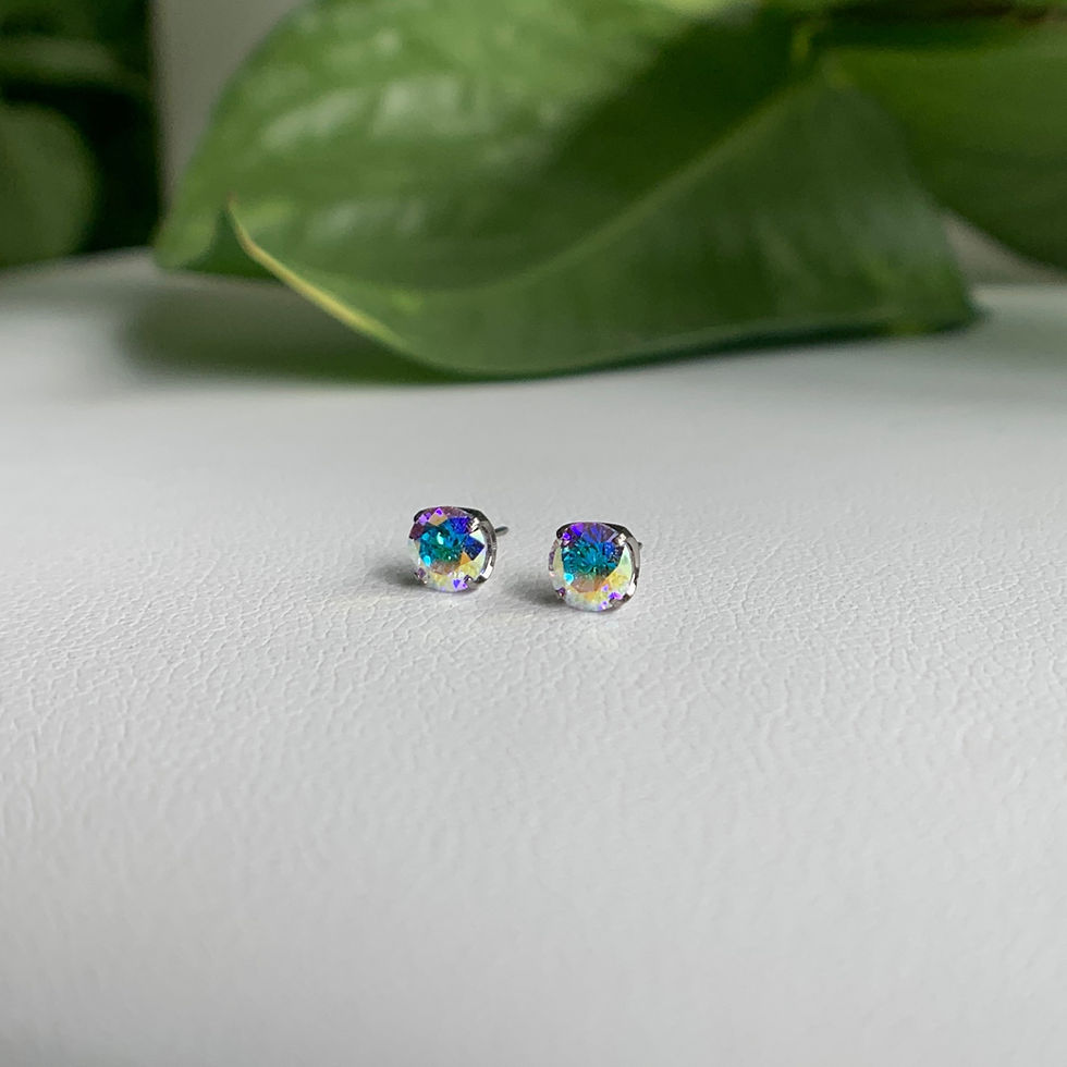 Thumbnail: Neometal Aurora Borealis Titanium Prong