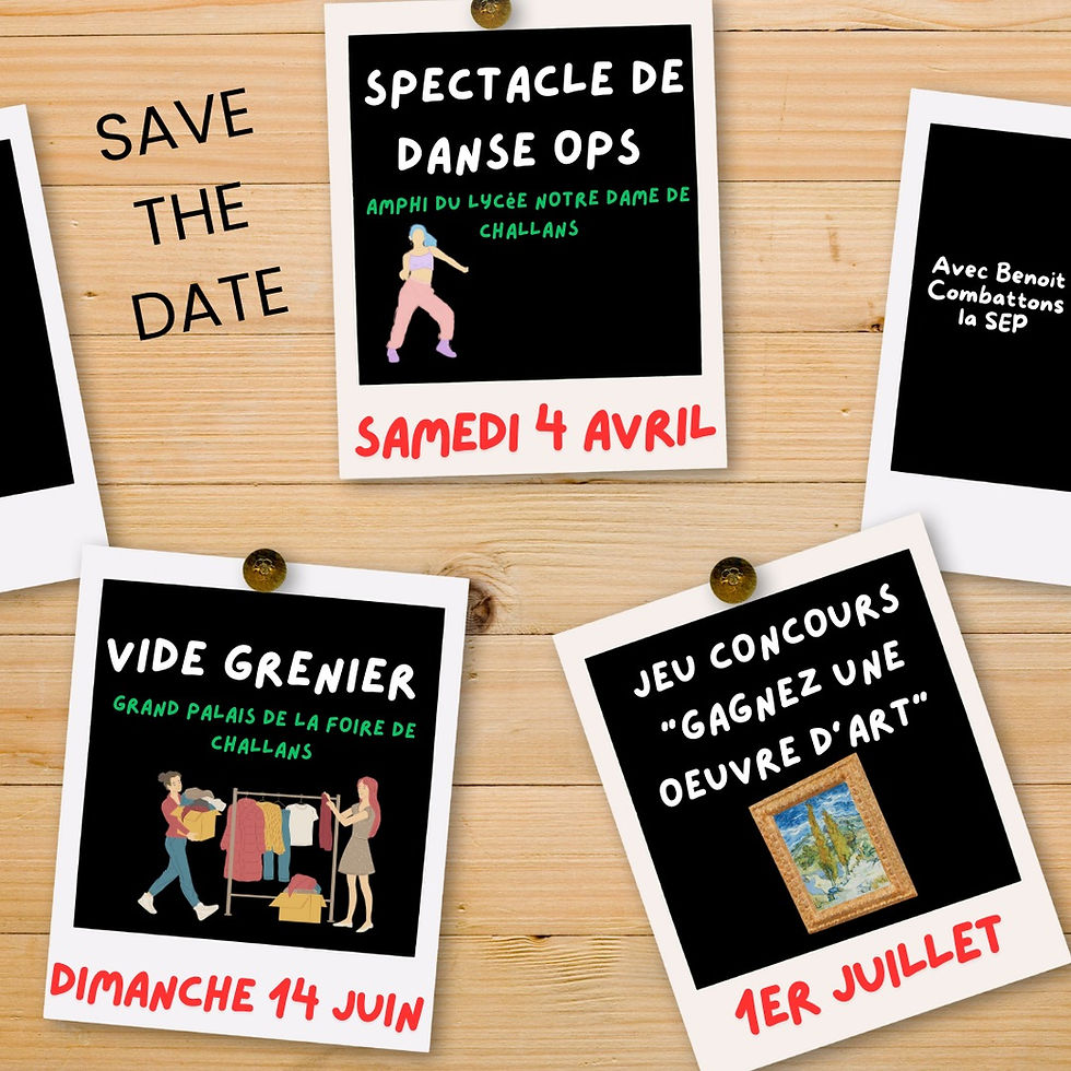 Invitation à 3 évènements exclusifs!