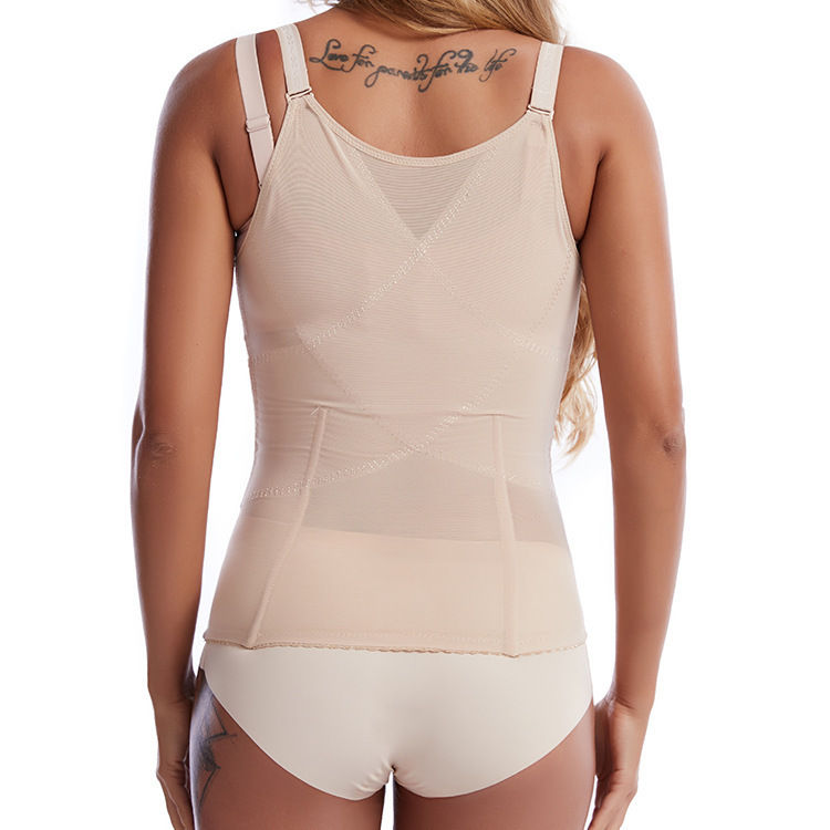 Thumbnail: Women Slimming Underwear Tummy Belt Waist Corset Shapewear Bodysuit Tops Vest