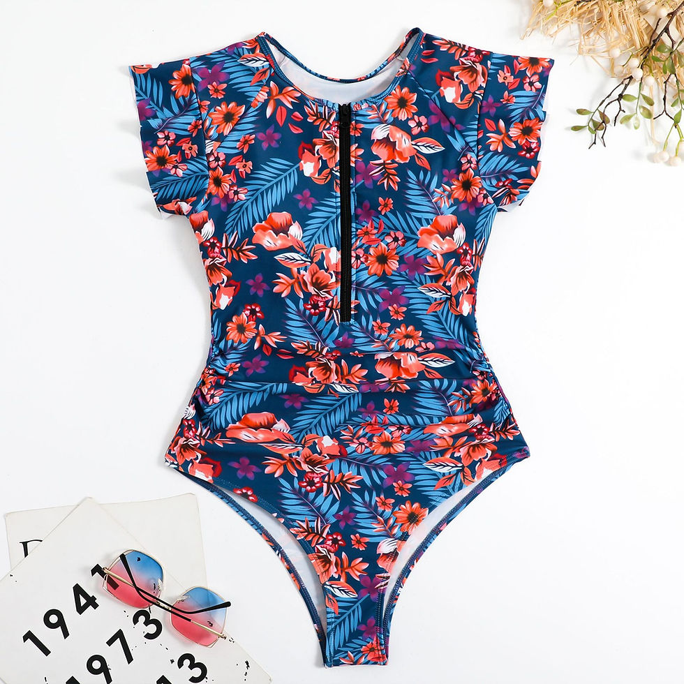 Thumbnail: Women One-piece Beach Bathing Suit Push Up Swimsuit Must See All Styles!