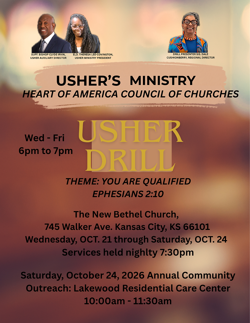 HACC Usher Drill