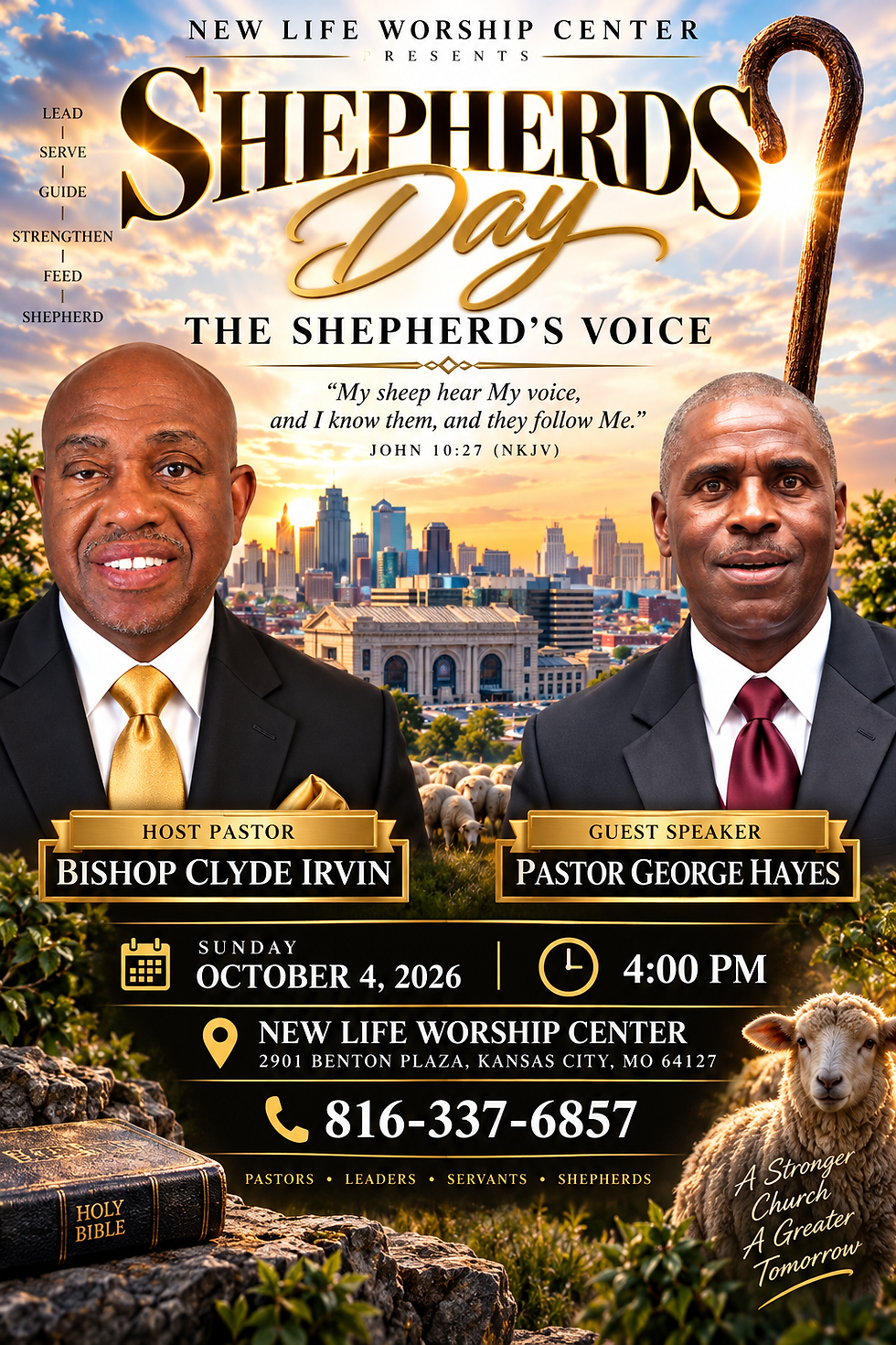 SHEPHERD’S DAY 2026 HONORING BISHOP CLYDE IRVIN