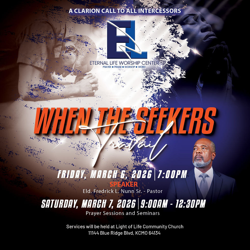🙏🔥 Calling All Intercessors 🔥🙏 “When the Seekers Travail”