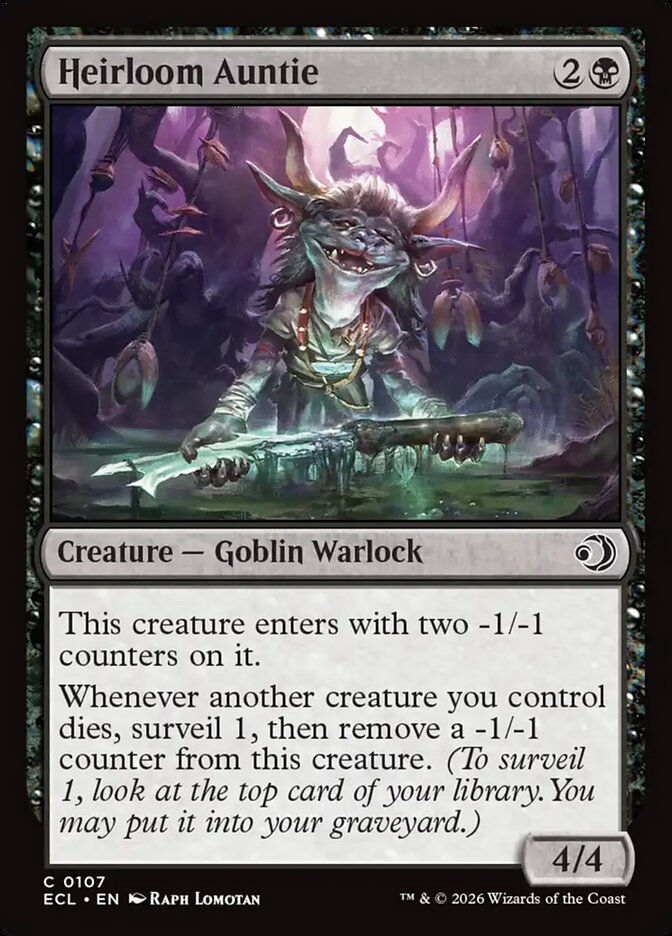 MTG-Single-Heirloom Auntie-ECL-107-Normal-NearMint