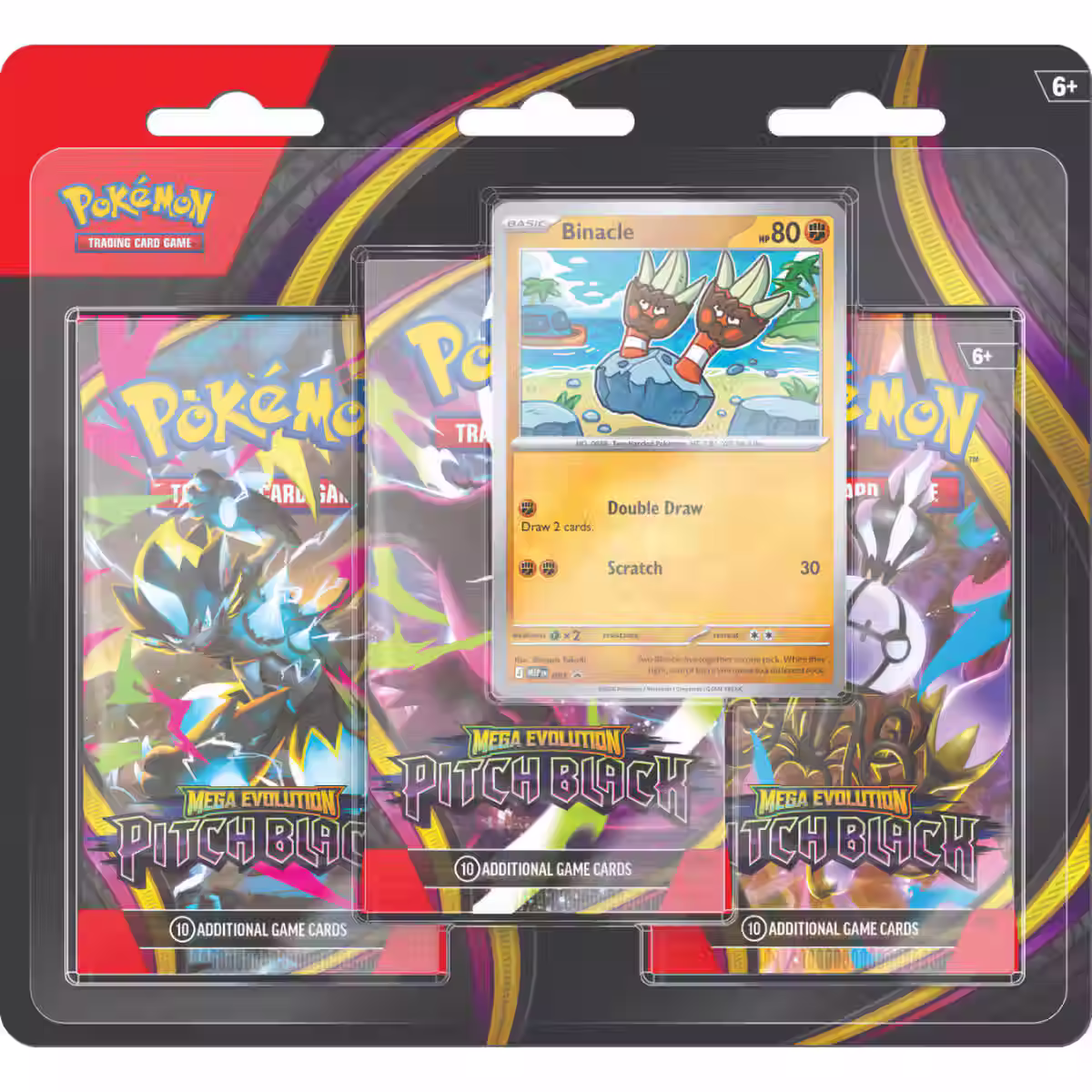 Pokemon | Mega Evolution: Pitch Black - 3-Pack Blister
