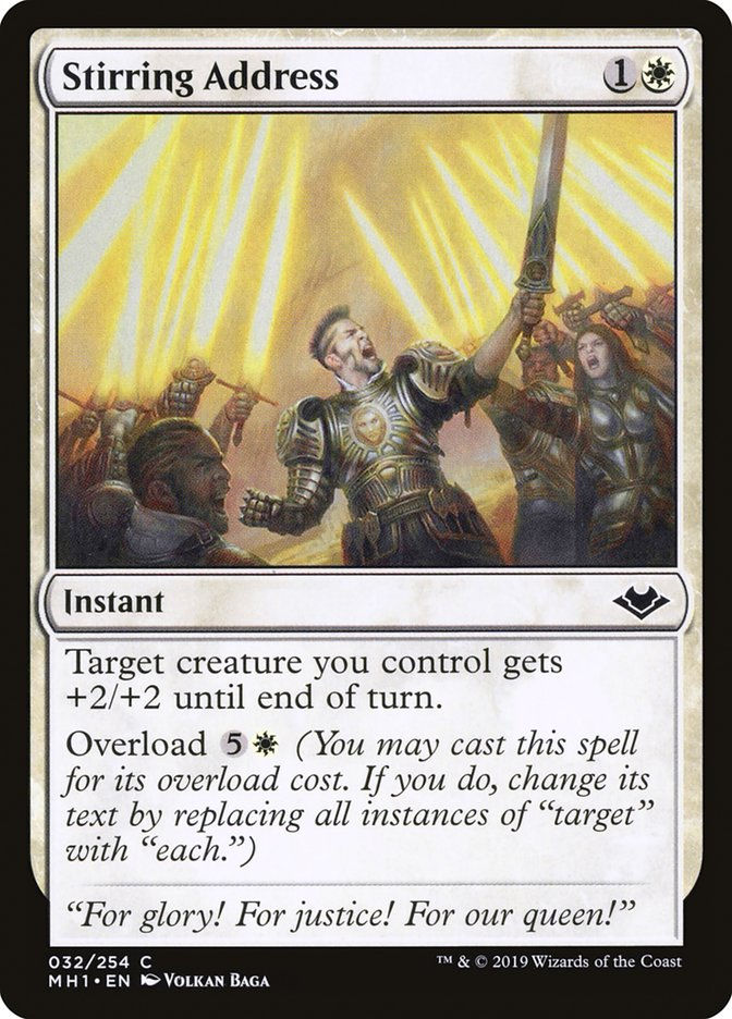 MTG-Single-Stirring Address-MH1-32-Normal-NearMint