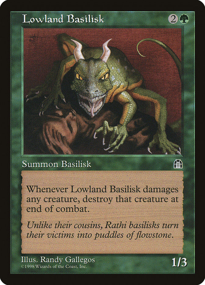 MTG-Single-Lowland Basilisk-STH-109-Normal-NearMint