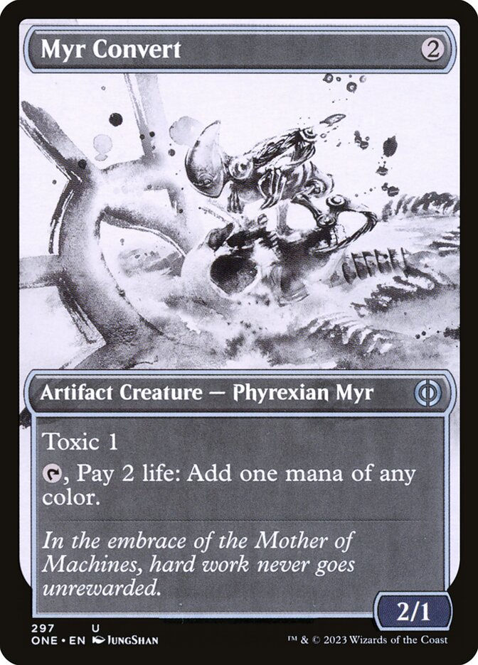 MTG-Single-Myr Convert-ONE-297-Foil-NearMint