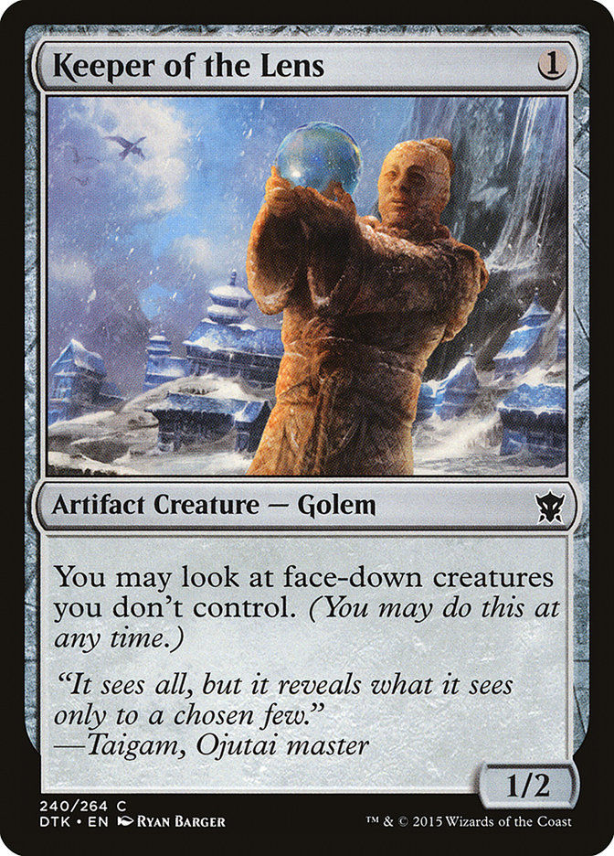 MTG-Single-Keeper of the Lens-DTK-240-Normal-NearMint