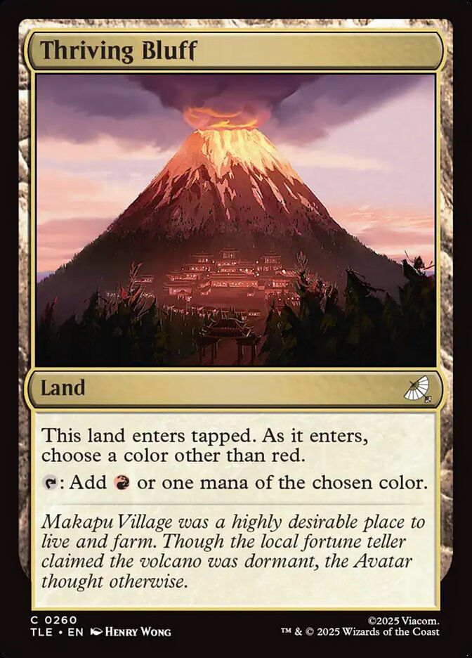 MTG-Single-Thriving Bluff-TLE-260-Normal-NearMint