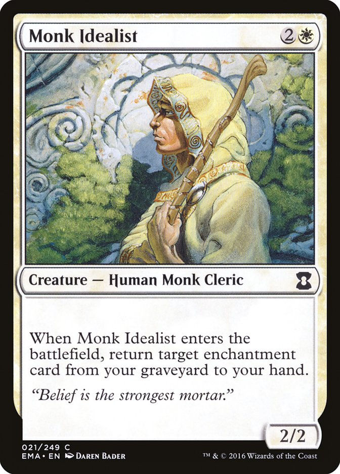 MTG-Single-Monk Idealist-EMA-21-Normal-NearMint