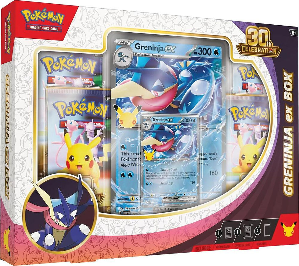 Pokemon TCG 30th Celebration - ex Box (Greninja)