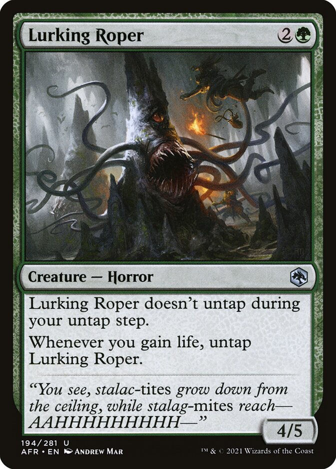 MTG-Single-Lurking Roper-AFR-194-Normal-NearMint