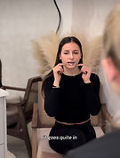 Sasha at Ministry of Faces consulting with a client at her Leeds aesthetic clinic