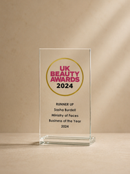 Business of the Year 2024 runner-up award won by Ministry of Faces.