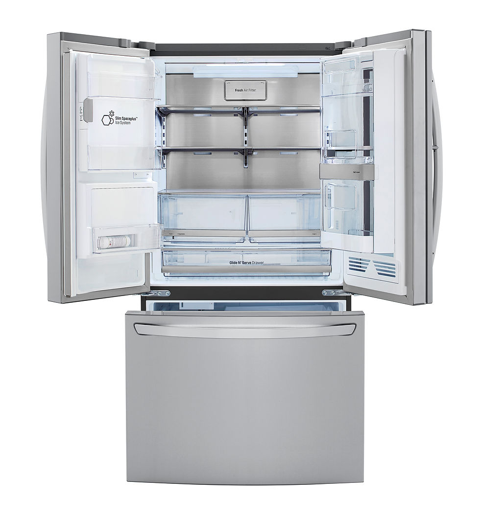 Thumbnail: LRFVS3006S - French Door 36''Refrigerator, Stainless Steel