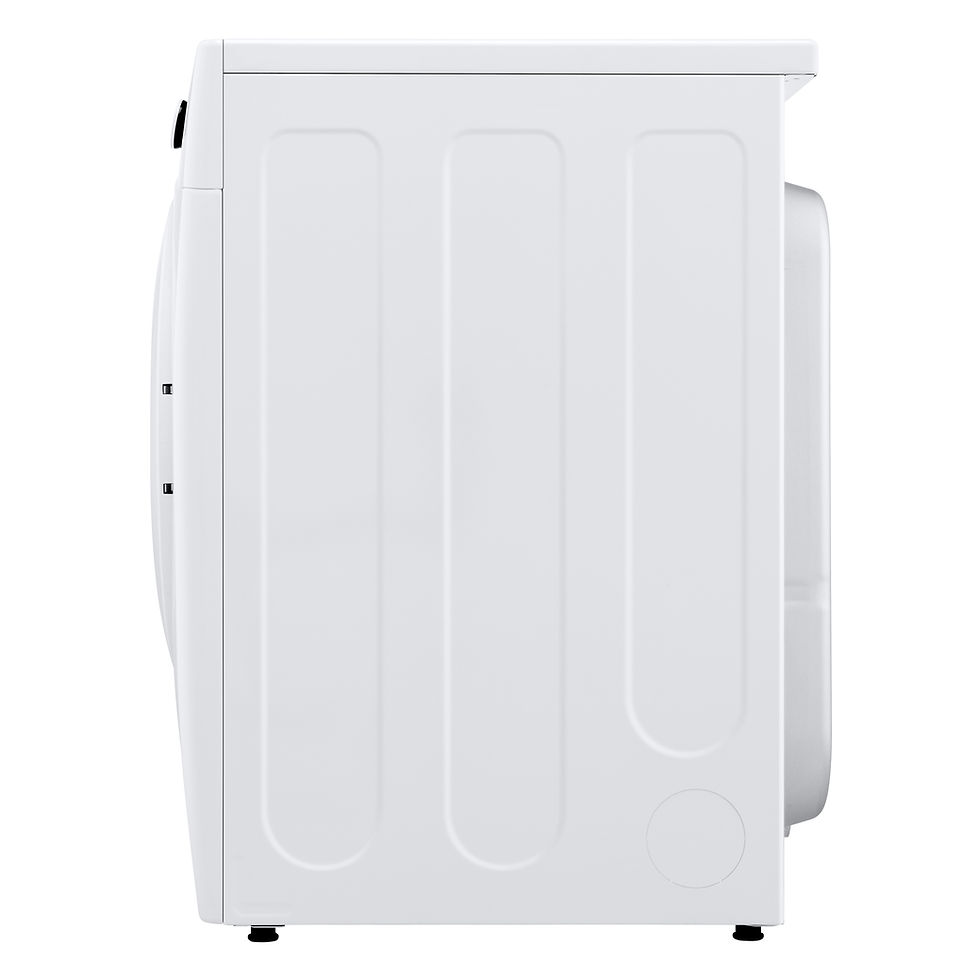 Thumbnail: DLE3400W - Front Load Electric Dryer, White Stainless
