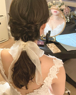 ニューヨークでおすすめウェディングフォト*ヘアメイク