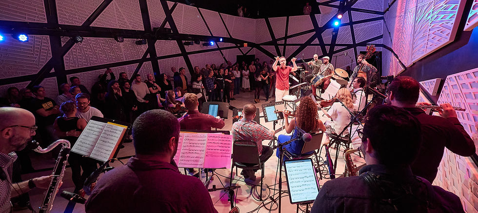 Performance of Forró Sem Palavras at National Sawdust during the Forró New York Weekend festival in New York