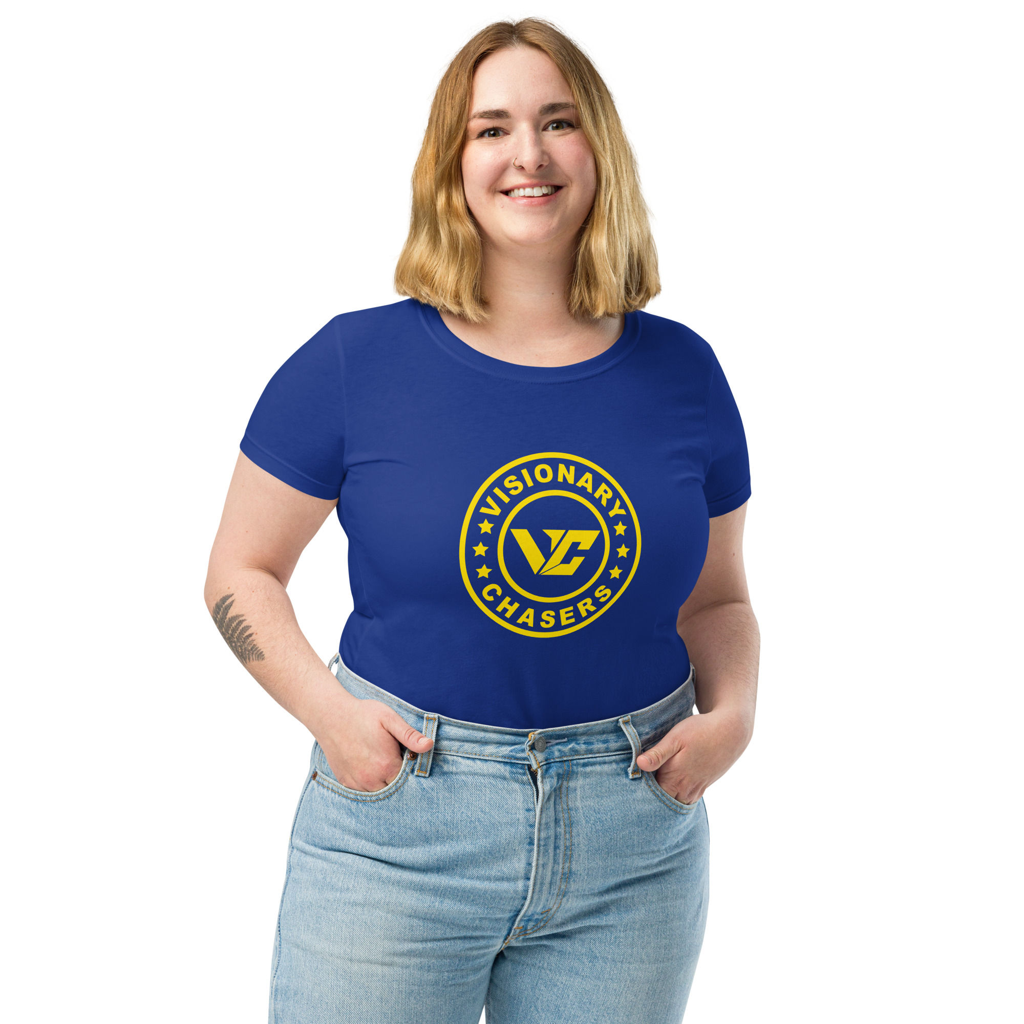 Visionary Chasers Women’s fitted t-shirt