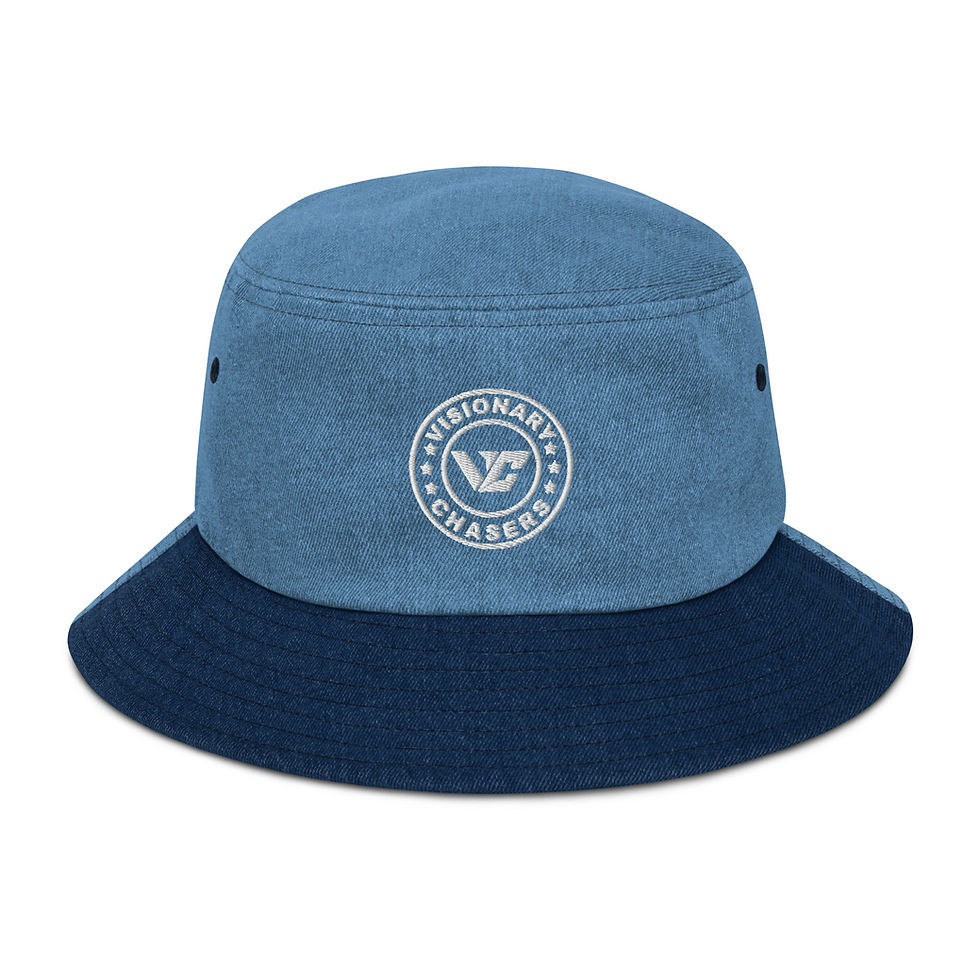 Visionary Chasers Denim bucket hat