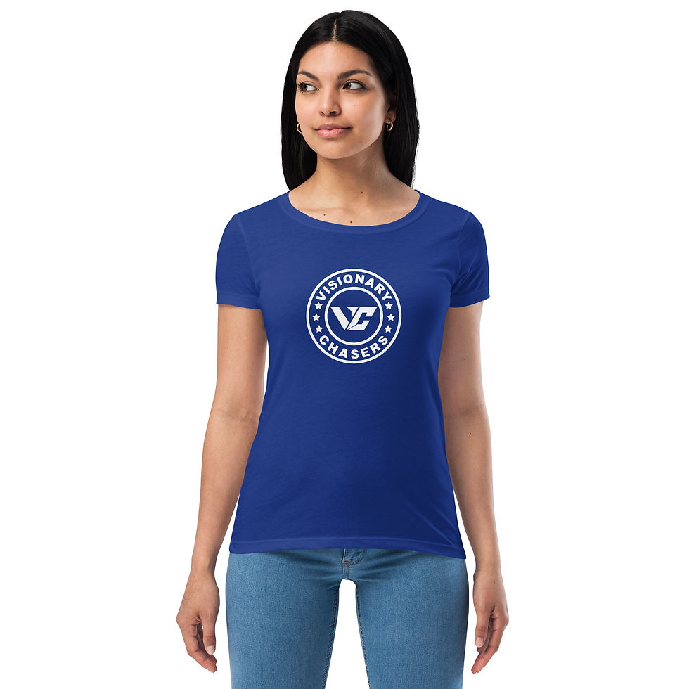 Thumbnail: Visionary Chasers Women’s fitted t-shirt