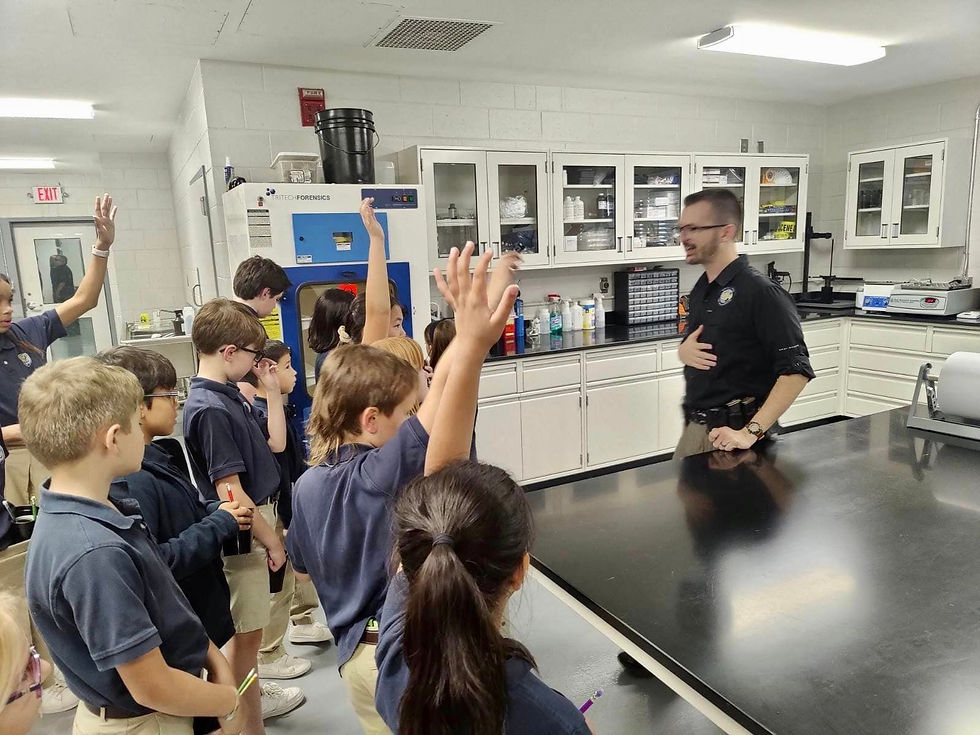 Science Olympiads Solve Crimes