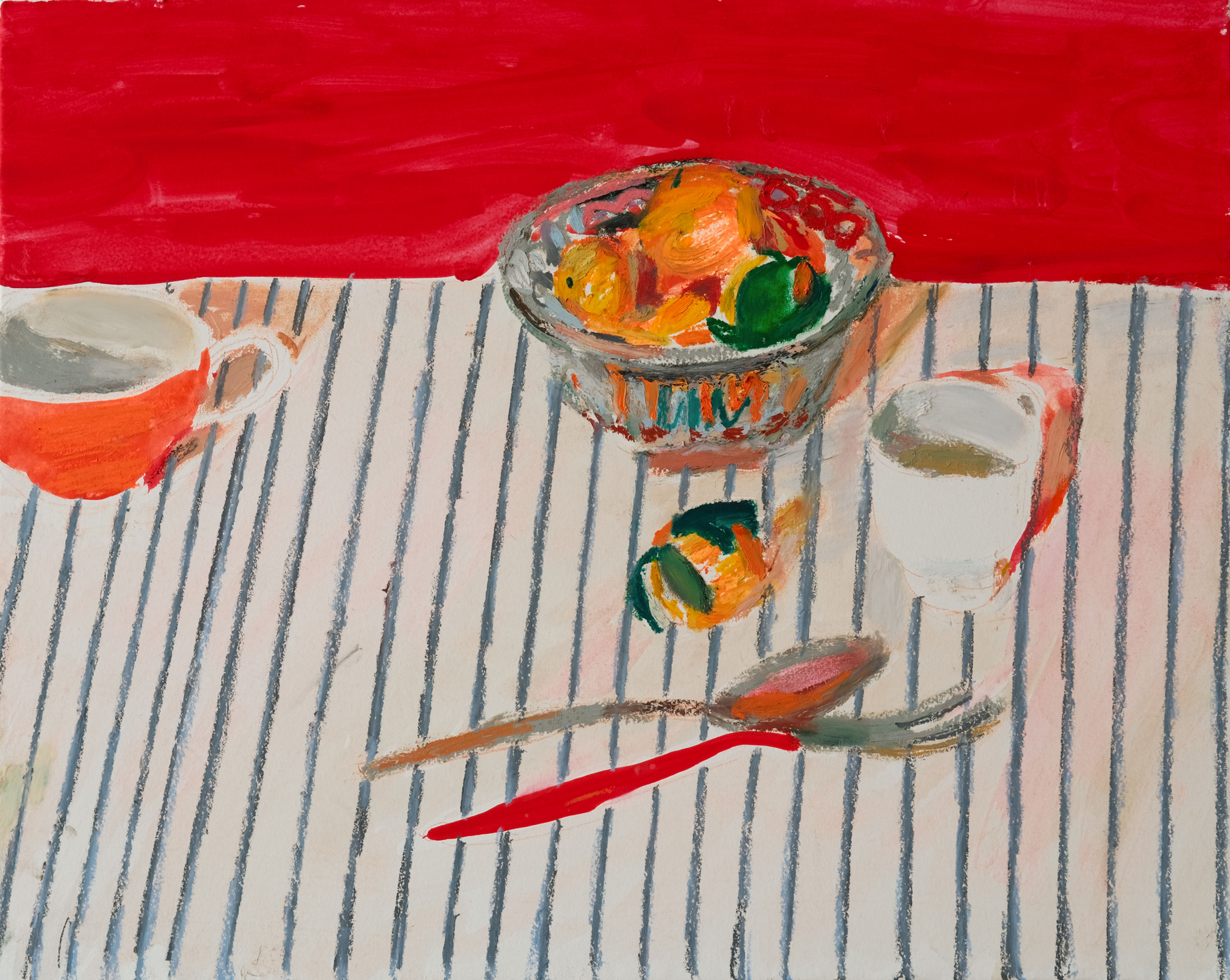 Still life with stripes