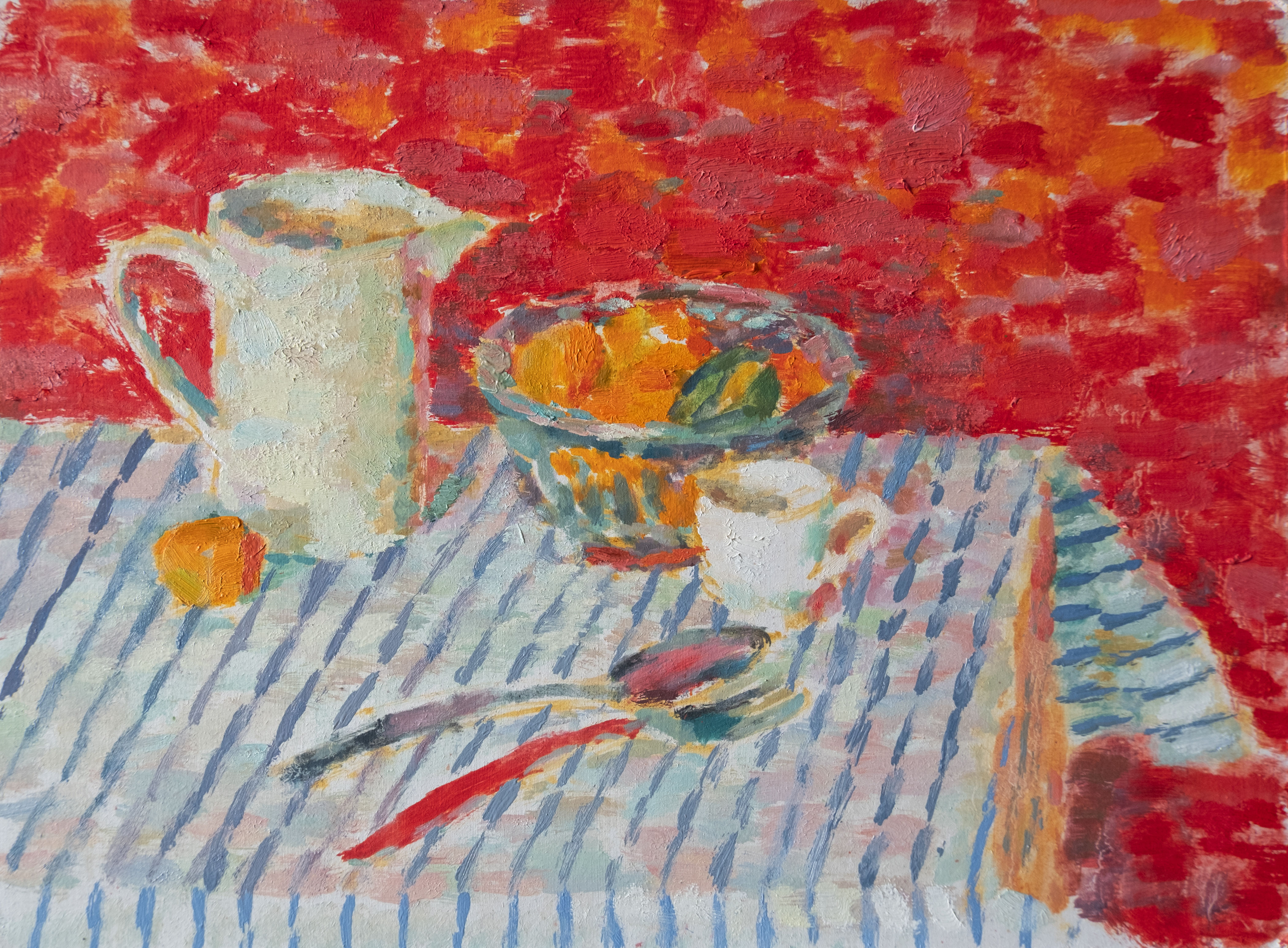 Still Life with tangerines