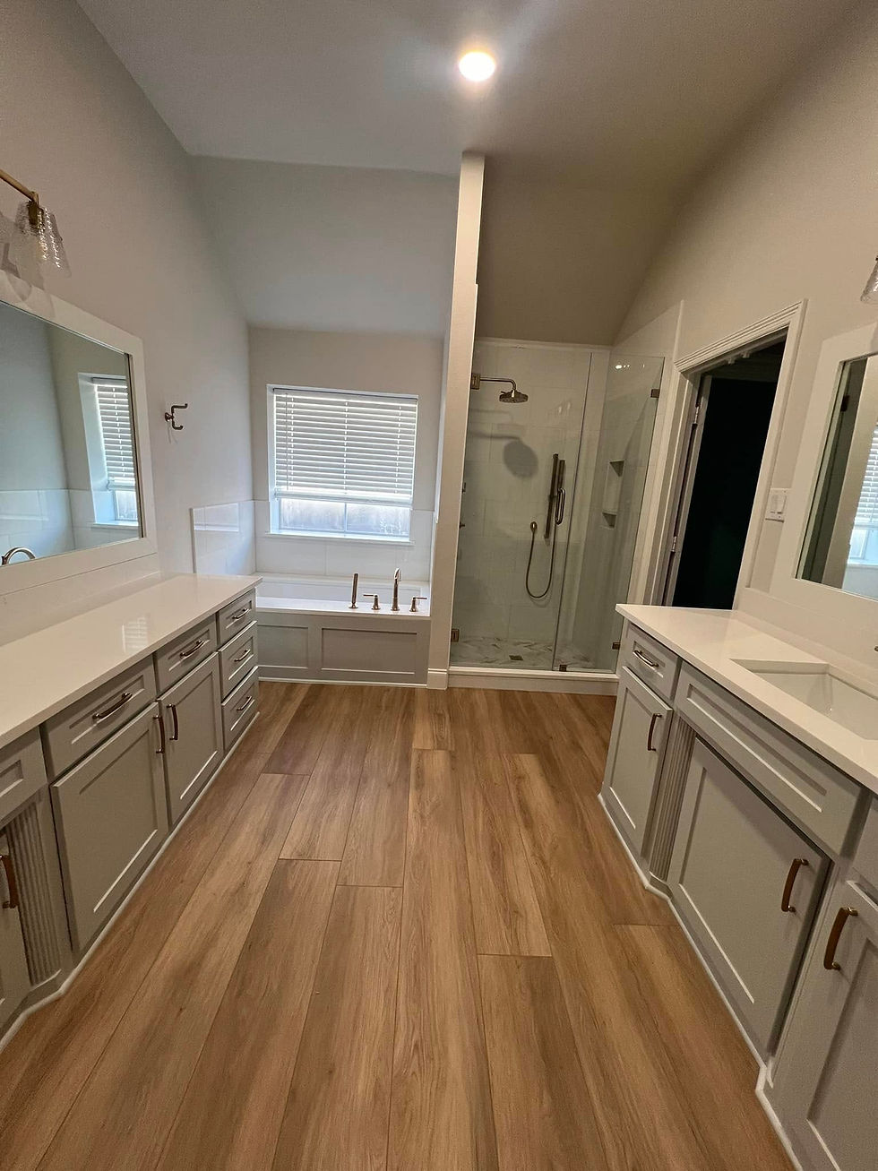 Modern Minimalist Master Bath Remodel