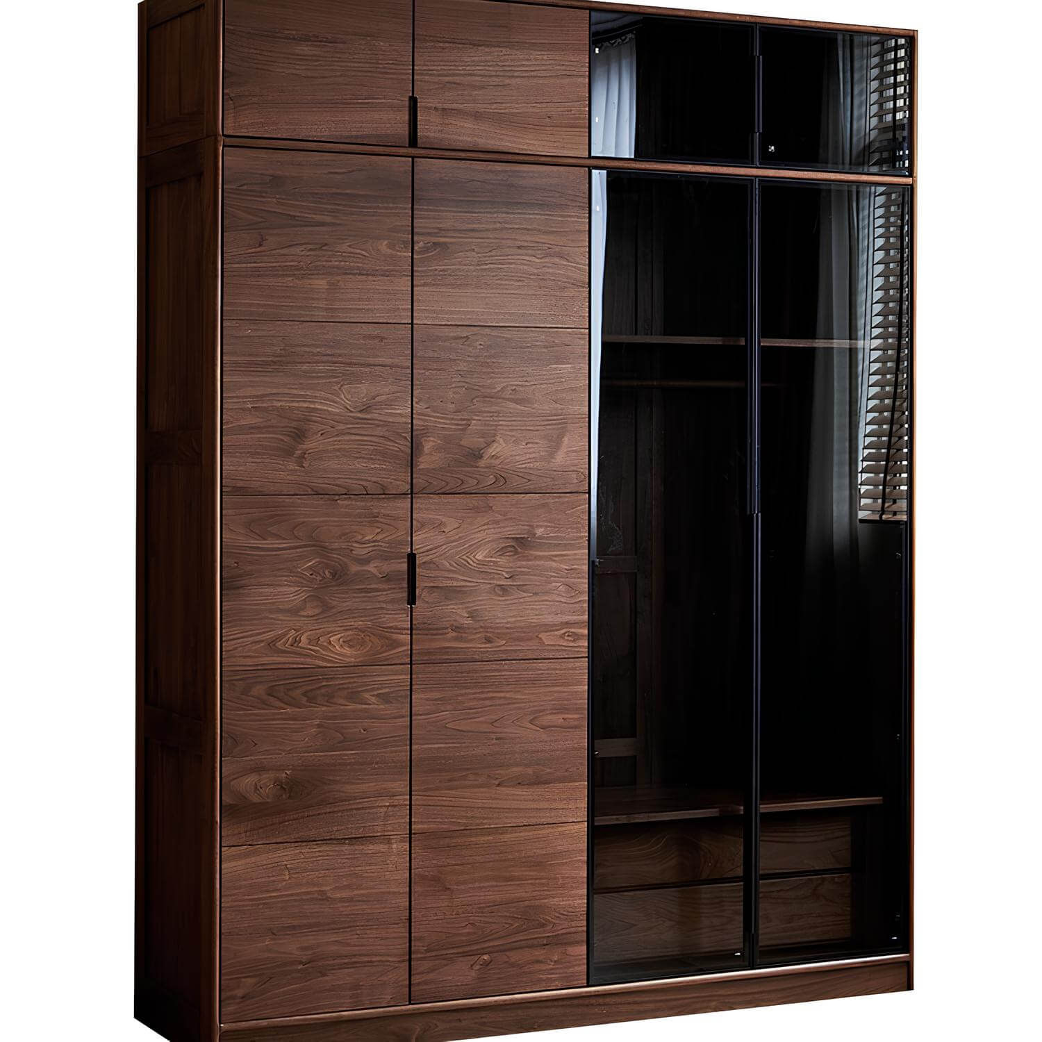 Black Walnut Wardrobe | Wood Furniture