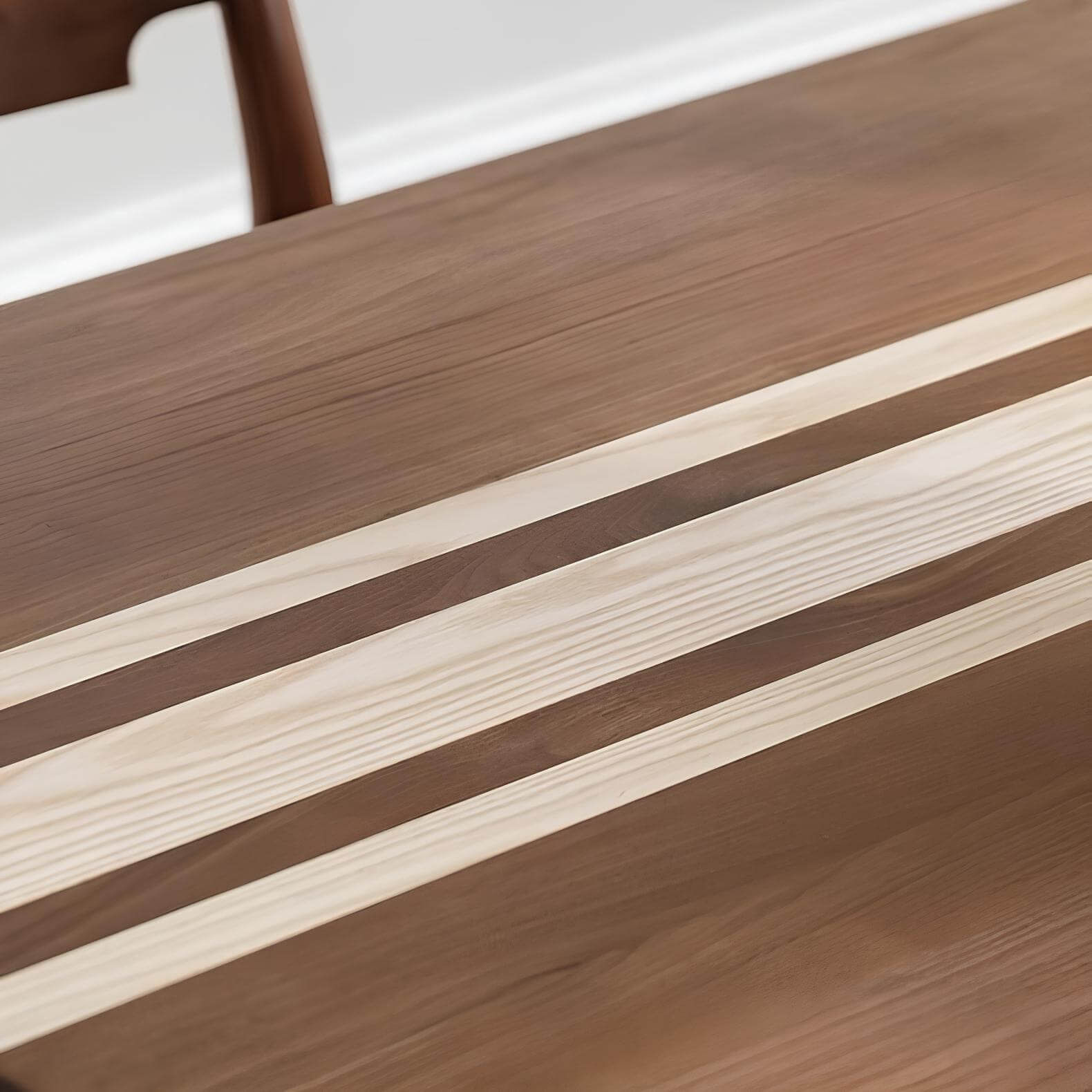 Rectangle Walnut Dining Table | Wood Furniture