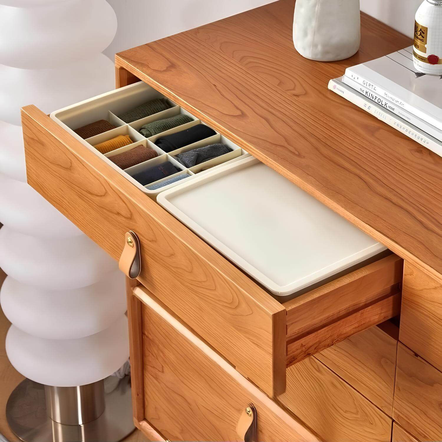Cherry Wood 9-Drawer Chest of Drawers | Wood Furniture