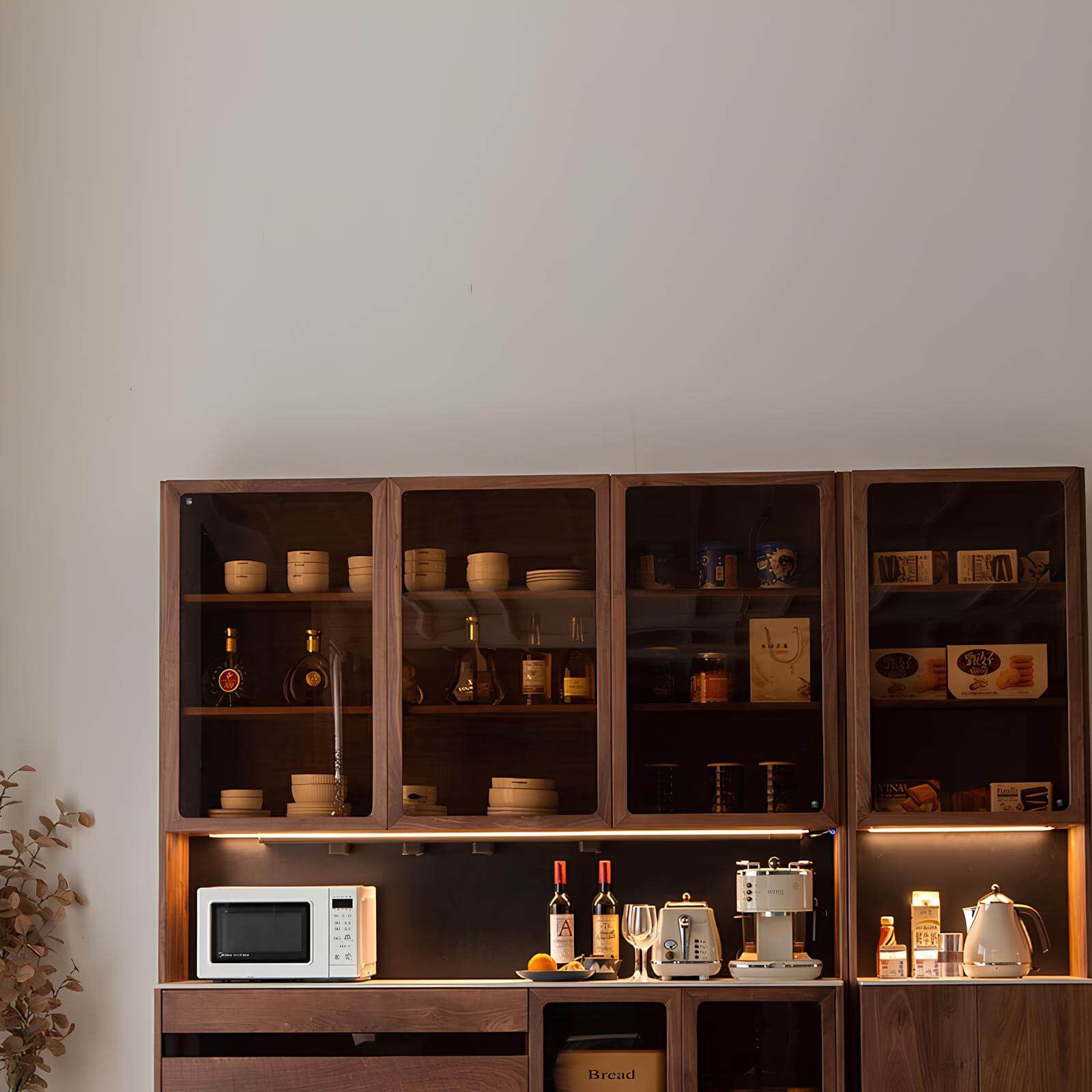 Wood Cabinet for Living Room Top View