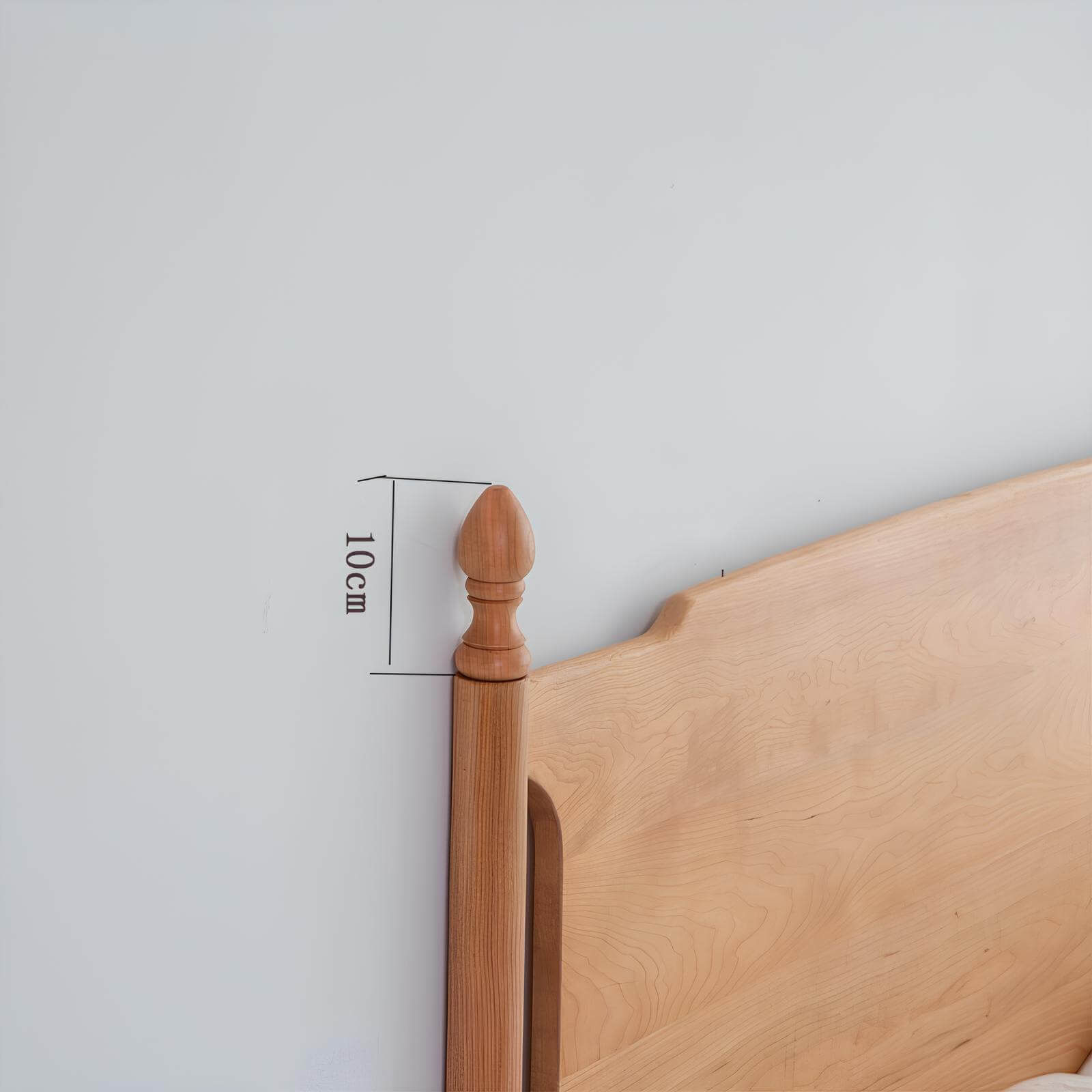 Cherry Wood Drag Bed | Wood Furniture