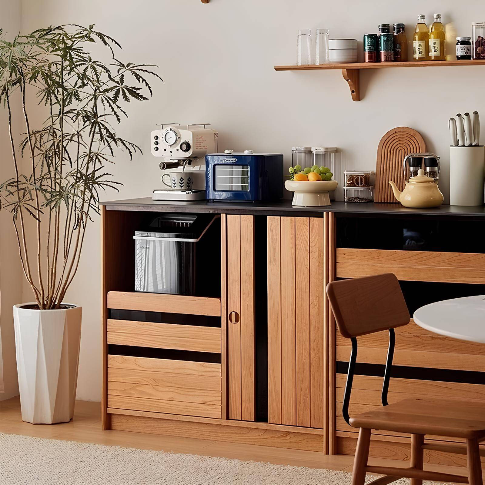Cherry Wood Cabinet for Storage | Wood Furniture