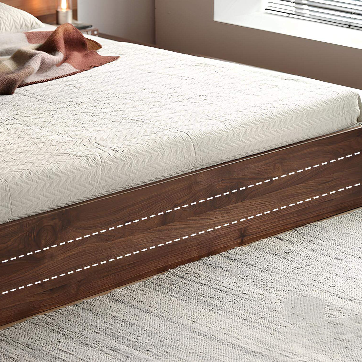 Black Walnut Bed | Wood Furniture