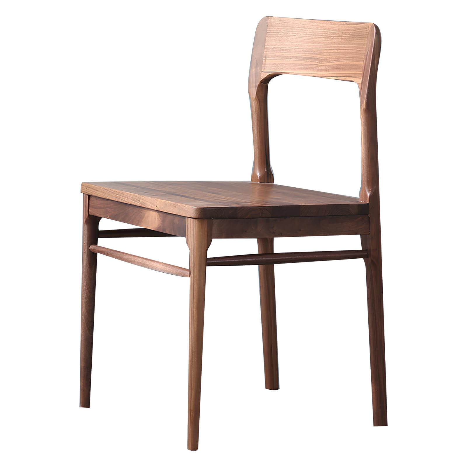 Wood Chair for Dining Table in White Background