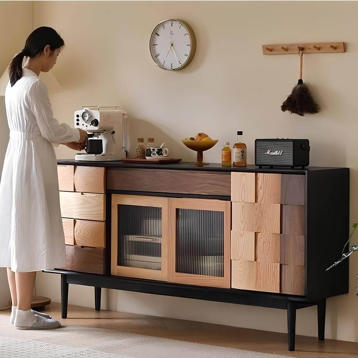 Black Walnut Side Cabinet | Wood Furniture