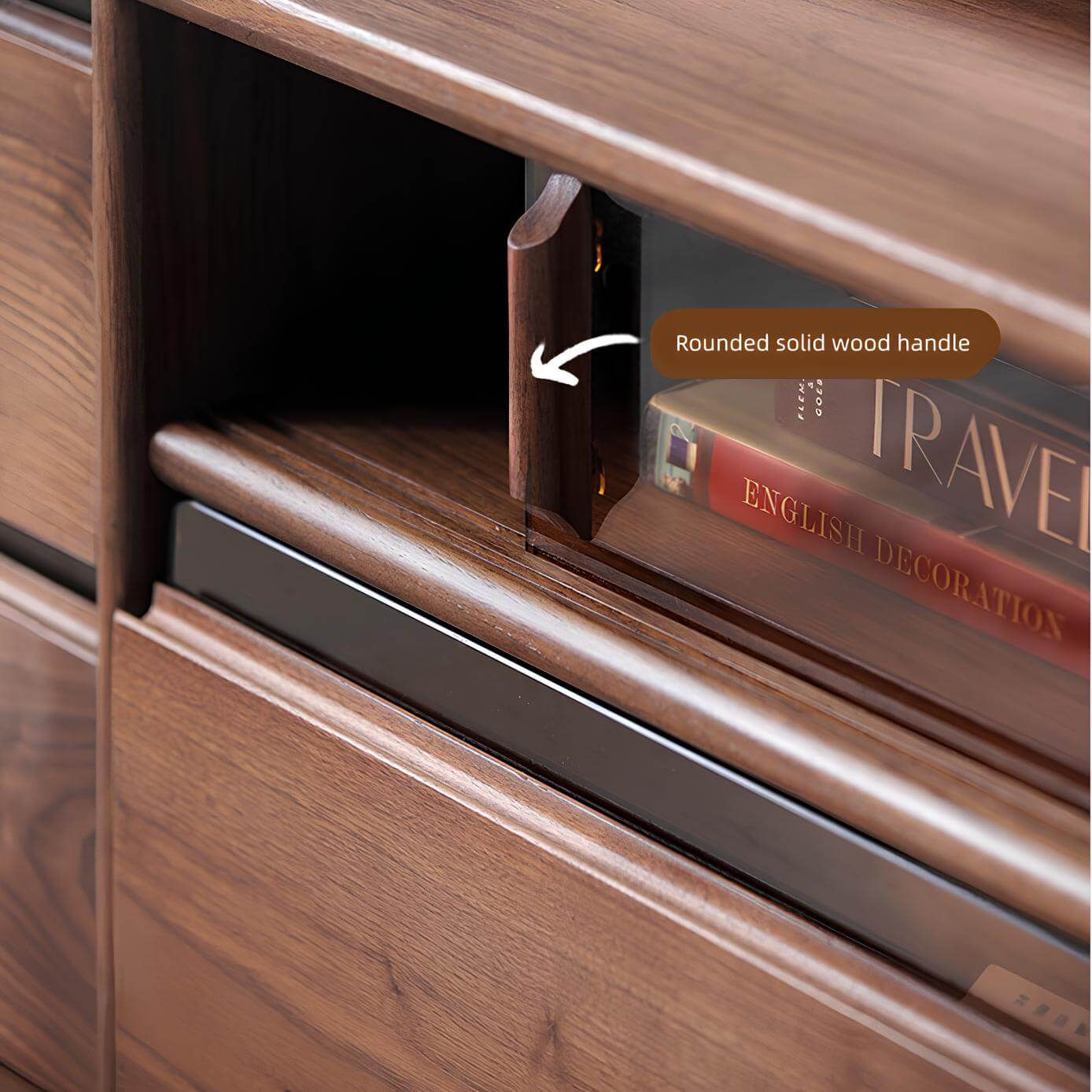 Black Walnut TV Stand | Wood Furniture