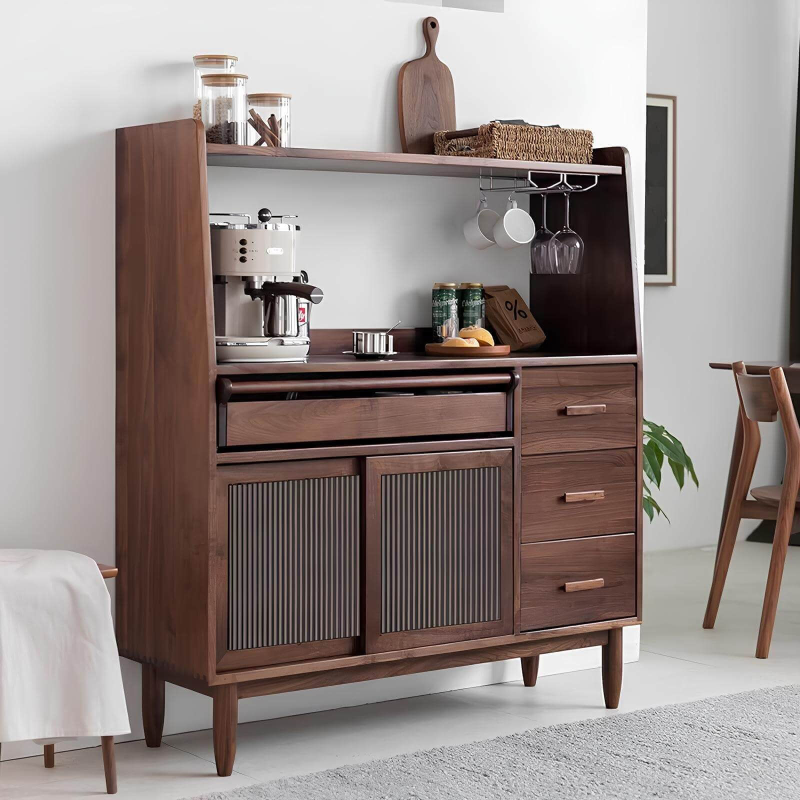 Wood Kitchen Cabinet in the Room Lower Cabinet