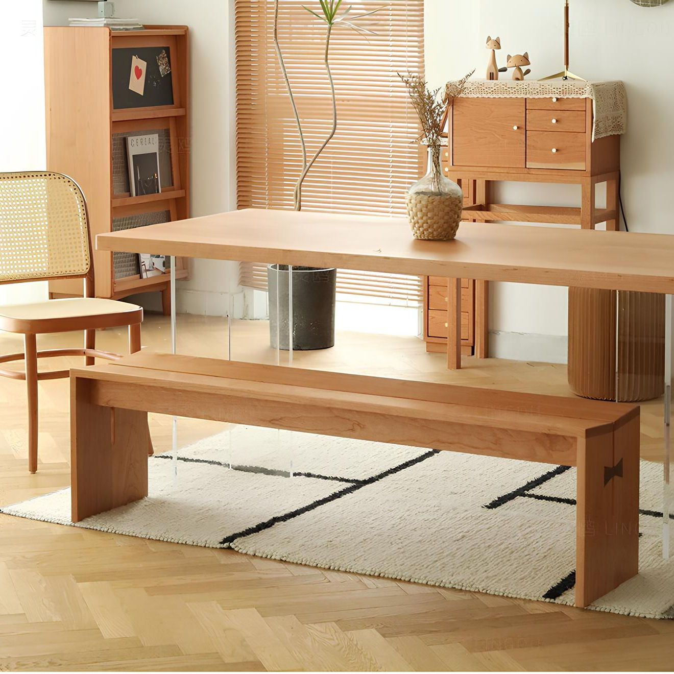 Cherry Wood Bench | Wood Furniture