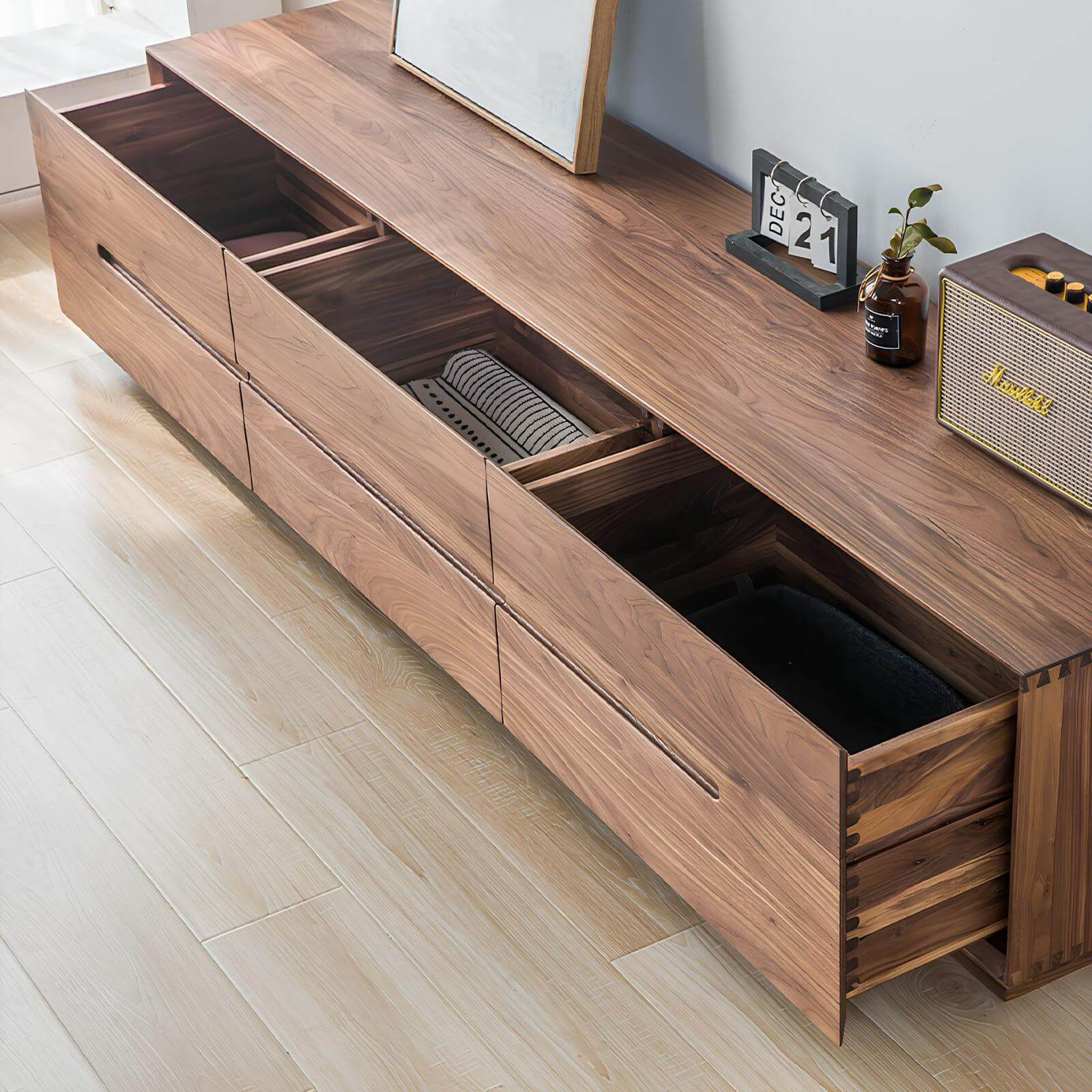 Black Walnut TV Stand | Wood Furniture