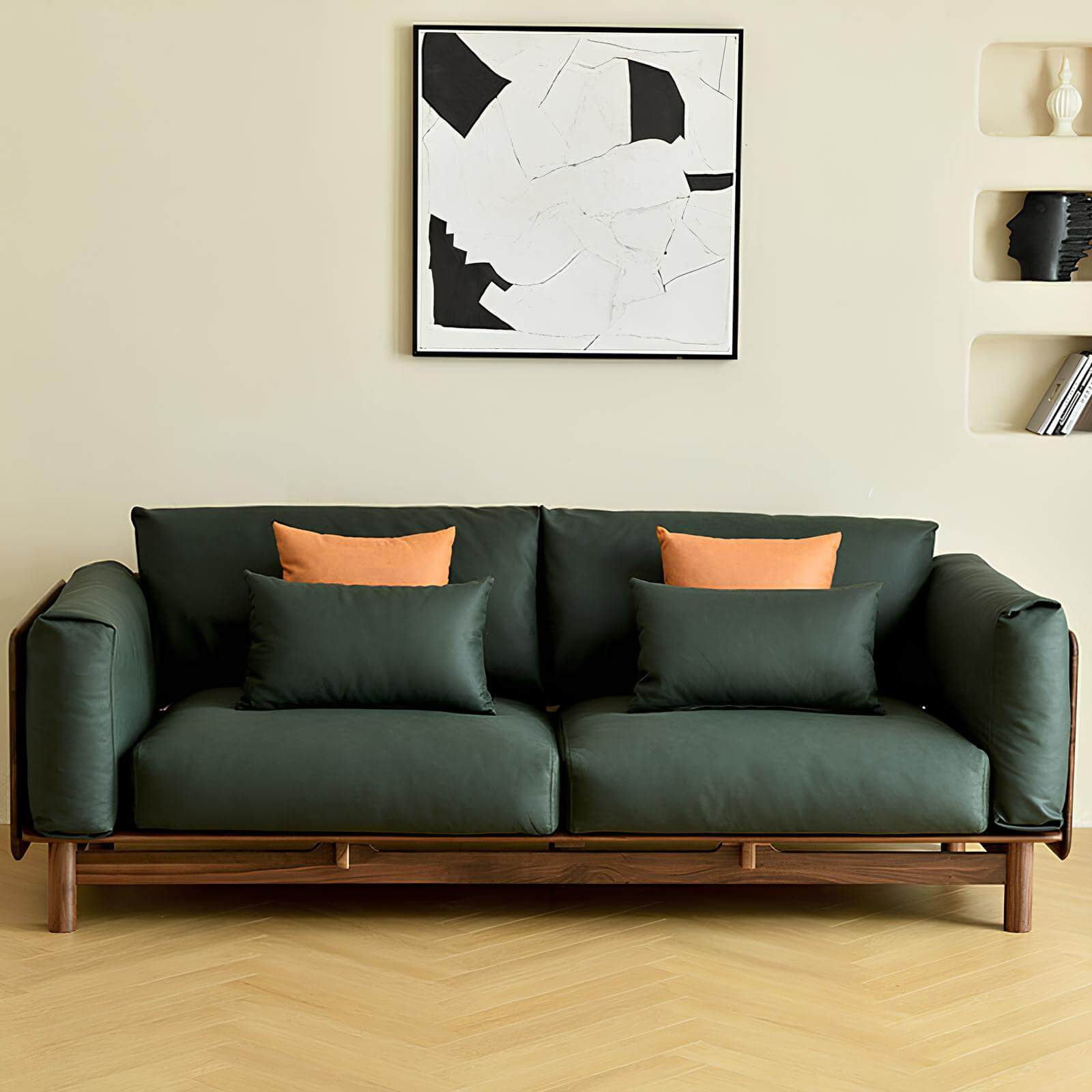 Walnut Sofa | Wood Furniture
